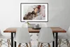 MuchoWow® Gerahmtes Poster Rot - Marmor - Gold 90x60 cm - Produktbild-Vorschau 3