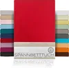 Spannbetttuch Bettlaken aus gekämmter Baumwolle Premium Produktbild-Vorschau 1