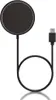 A black inductive charger with a USB-C cable on a white background. Náhľad obrázku produktu