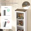 Úzká koupelnová skříňka COSTWAY, vysoká koupelnová skříňka Náhled obrázku produktu 6