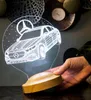 Automobil 3D Nachttischlampe Geschenke für Autofans Gravur Produktbild-Vorschau 5