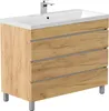 Lavabo da appoggio per bagno "Fellini 100" rovere oro Anteprima dell’immagine prodotto 3