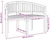 vidaXL Banánová lavička 120 cm z masívneho teakového dreva Náhľad obrázku produktu 7