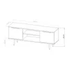 TV-Schrank PINELLI PN-04 mit 2 Türen 150 cm SoftClose Produktbild-Vorschau 4