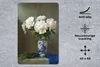 MuchoWow® Mauspad Mousepad Vase - Pfingstrosen - Weiß 40x60 Produktbild-Vorschau 2