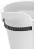 Vaso da fiori per tubo dell'acqua piovana - bianco - vaso Anteprima dell’immagine prodotto 9