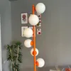 Orange Stehlampe Modern Dekorative Metall Stehlampe Produktbild-Vorschau 3