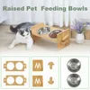 FATIVO Ciotola rialzata per cani e gatti 31×17×16 cm – Anteprima dell’immagine prodotto 11
