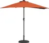 vidaXL Ombrellone da giardino in terracotta 294 x 150 x 223 Anteprima dell’immagine prodotto 2