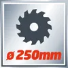Einhell TH-MS 2513 L - AC - 400 mm - 535 mm - 410 mm - 9,7 Náhled obrázku produktu 22