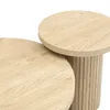 Abrihome sada 2 kulatých konferenčních stolků do obývacího Náhled obrázku produktu 8