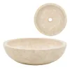 vidaXL Waschbecken 40x12 cm Marmor Creme -  Produktbild-Vorschau 2