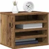 vidaXL Organizzatore da scrivania in legno recuperato 36 x Anteprima dell’immagine prodotto 3