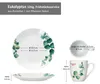 Eukaliptus 12-częściowy zestaw śniadaniowy porcelana 6 osób Podgląd zdjęcia produktu 5