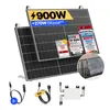 Balkonkraftwerk 900W Solaranlage mit Balkon Halterung Produktbild-Vorschau 1