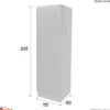 Flex Well Vorratsschrank Nano BxTxH 50 x 57 x 200 cm buche Produktbild-Vorschau 6