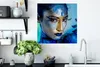 MuchoWow® Poster Frau - Glitter - Blau 50x50 cm - Produktbild-Vorschau 3