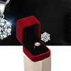 INF Boîte à bijoux pour bague Rouge foncé Voir les images du produit 4