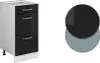 Unterschrank Vicco R-Line Schwarz Hochglanz 40 cm mit Produktbild-Vorschau 6