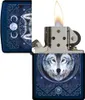Zippo Feuerzeug Navyblau Anne Stokes Wolf Moon 60003924 mit Produktbild-Vorschau 5