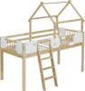Sweiko Lit surélevé 90x200cm , Lit d'enfant avec protection Voir les images du produit 4