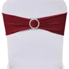 vidaXL 25x Stretch Ribbon + Diamond Buckle Bordeaux Náhľad obrázku produktu 3