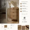 Commode Goteborg 80,5 X 47 X 82 Cm - Meuble À 3 Grands Voir les images du produit 18