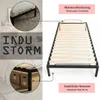 INDUSTORM Bett - Bettgestell 90x200 mit Elastisch Produktbild-Vorschau 4