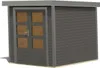 Karibu Gartenhaus Hybridhaus Metall Jupiter 2 terragrau Produktbild-Vorschau 5
