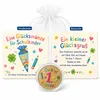 MilaBoo® Glücksmünze zur Einschulung – Geschenk mit Karte Produktbild-Vorschau 2