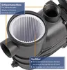 MONZANA® Filterpumpe 10.980 l/h mit Vorfilter Poolpumpe Produktbild-Vorschau 3