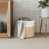 Cloris Designermöbel Aufbewahrungskorb Beige und Weiß Produktbild-Vorschau 3