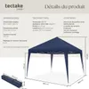 Tonnelle pliable Linosa 3x3m - bleu Voir les images du produit 6