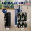 MuchoWow® Koffer Handgepäck Trolley Rollkoffer Kleine Produktbild-Vorschau 5