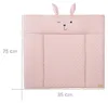 roba Wickelauflage soft 'roba style' rosa, 85x75 cm, Produktbild-Vorschau 4
