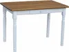 Tavolo bianco II con cassetto in legno di pino massiccio Anteprima dell’immagine prodotto 1
