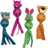 Four stuffed animal dog toys arranged in a line against a white background. Anteprima dell’immagine prodotto