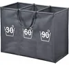 KESPER Trieur à linge triple - gris - 74 x 36 x 59,5 cm - Voir les images du produit 2