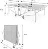 sweeek - Outdoor-Tischtennisplatte premium mit 2 Schlägern Produktbild-Vorschau 2