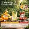24 Glasstrohhalme +2 Bürsten Glashalme Glas Trinkhalme Produktbild-Vorschau 6