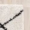Volero - Tapis à poils longs - Grand Lines Crème/Noir - Voir les images du produit 2