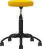 vidaXL Massagehocker Samt Senfgelb Produktbild-Vorschau 2
