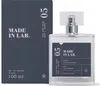 A bottle of "Made in Lab 05" Eau de Parfum for men and its packaging are displayed against a white background. Podgląd zdjęcia produktu