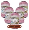 5 x ALIZE Burcum Batik 1602 mit Label Produktbild-Vorschau 1