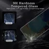 A marketing image comparing the durability of a tempered glass screen protector. Produktbild-Vorschau