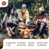 Victoria 34474 Plaque grill en fonte pour pizza, poêle 38cm Voir les images du produit 4