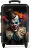 NoBoringSuitcases.com® Großer Koffer - Clown - Hut - Kragen Produktbild-Vorschau 1