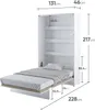 Wandklappbett Bed Concept 120x200 Schrankbett Vertikal Produktbild-Vorschau 3
