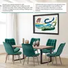 MIADOMODO® Esszimmerstühle - Grün, 2er Set, Sitzfläche aus Produktbild-Vorschau 5