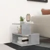 vidaXL Beistelltisch Betongrau 40x40x40 cm Holzwerkstoff Produktbild-Vorschau 2